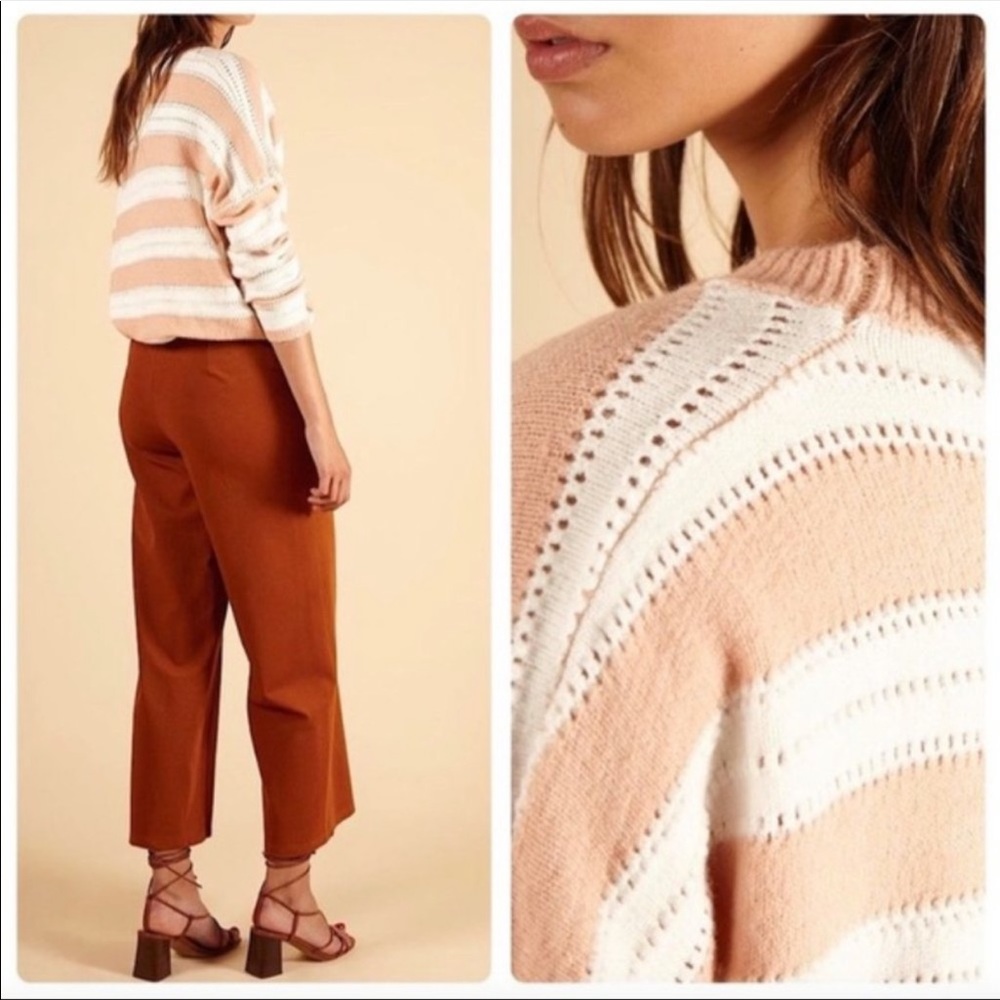 Anthropologie | FRNCH Women’s Sweater sz M/L Striped #X455